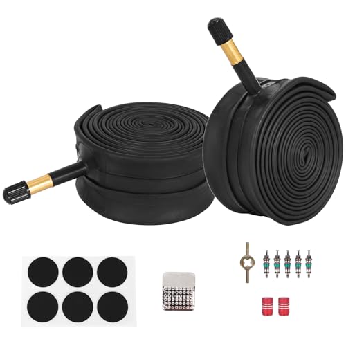 29 Inch Bike Tube AV48mm Schrader Valve, 29'' Bike tire Tube for 29x1.75/1.95/2.10/2.125 Bike Tire Tubes, Butyl Rubber Inner Tube for Mountain and Trail, Cruisers, MTB, Enduro, City Bikes