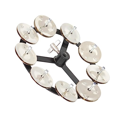 Levemolo Musical Instrument Supply Craftsmanship Copper Drum Cymbal Bell Hi-hat Bell for Drum Sturdy