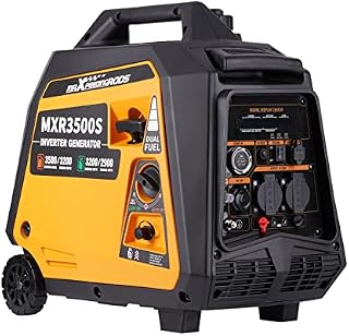 maXpeedingrods 3500W Petrol Inverter Generator Dual Fuel 4-Stroke Electric Start Generator for Camping, RV Travel, Home, or Jobsites