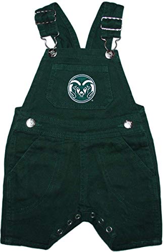 Creative Knitwear Colorado State University Baby and Toddler Short Leg Overalls