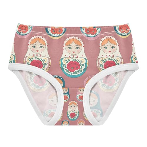 Colorful Nested Russia Dolls Toddler Girls's Underwear 2T 202c1233