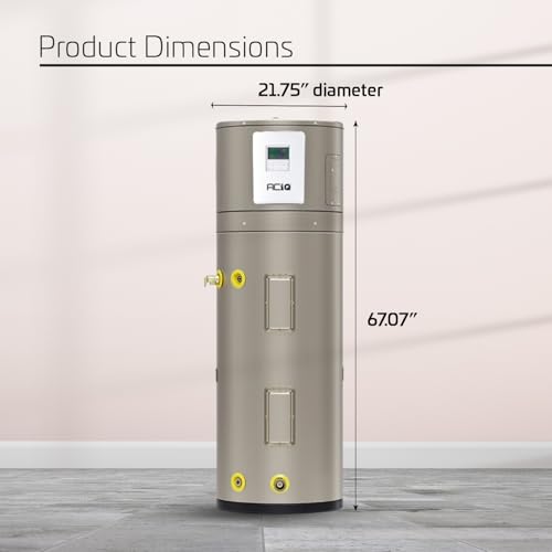 ACiQ Electric Residential Hybrid Hot Water Heater Electric 50 Gallon Tank | Heat Pump, Water Heater, Quiet Operation | 240V, 1Ph, 60Hz - Thumbnail 4