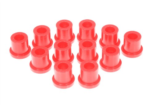 Prothane 18-1007 Red Front Spring Eye and Shackle Bushing Kit