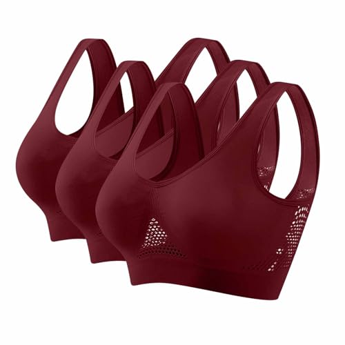3 Pack Sujetador Deportivo Mujer Alto Impacto Talla...
