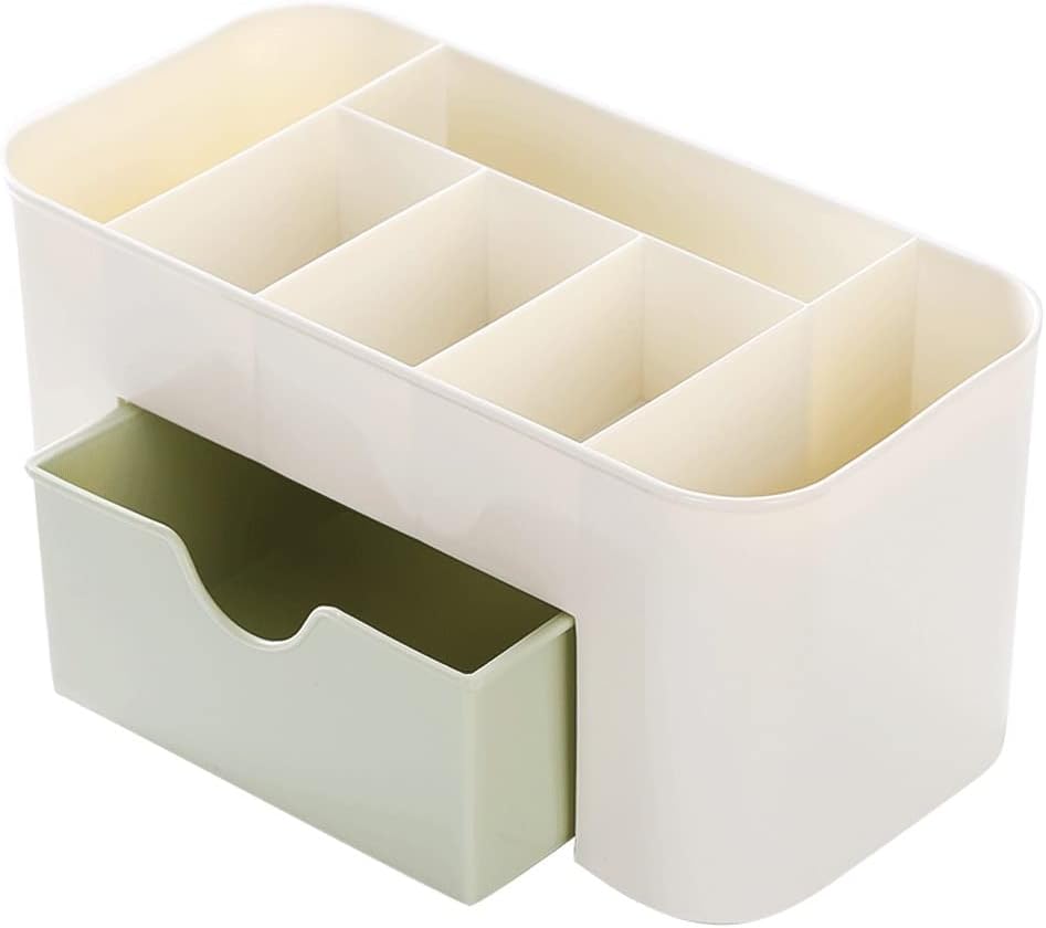 COSMETIC JEWELRY ORGANIZER Office Storage Drawer Desk Makeup Case Plash Brush Box Lipstick Remote Control Holder