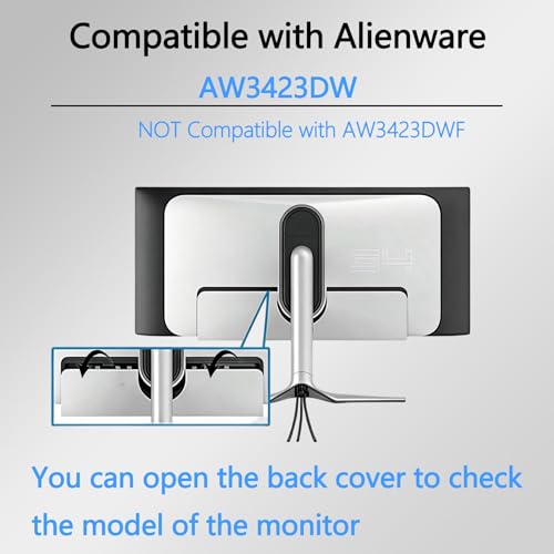 Image of AW3423DW VESA Adapter Compatible with Alienware 34 inch Curved QD-OLED Gaming Monitors (Fits AW3423DW)-75x75 to 100x100 VESA Mount Adapter Bracket
