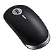 Produktbild mysunny Bluetooth Maus Funkmaus Kabellose wiederaufladbare Mäuse Leise Maus Optische Mäuse für Laptop, PC, Windows, Android, Mac OS, Linux - Schwarz