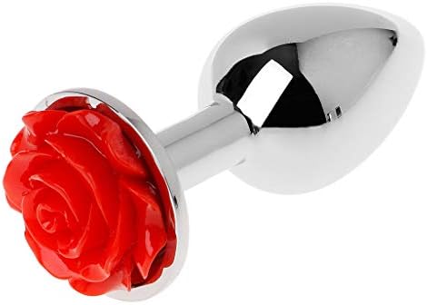 Taidu Rose Flower Smooth Staninless Steel Small Size Training Set for Men and Women - Best Idea for Gift (Red)