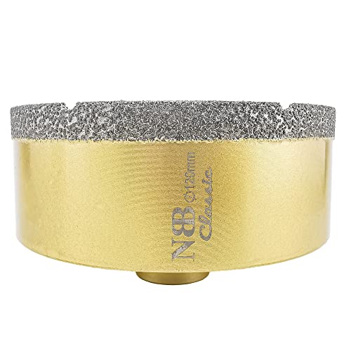 NBB vacuum brazed diamond hole saw with M14, Classic Golden type