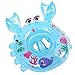 O-Toys Pool Floats for Baby Toddlers Inflatable Float Raft Water Swimming Ring Floating Boat for Kids Crab Blue