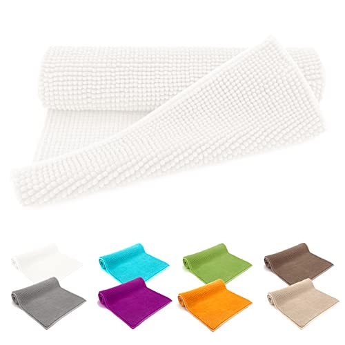 heimtexland ® Badvorleger Chenille Super Flauschig Saugstark Badteppich Badematte Ökotex Typ771...