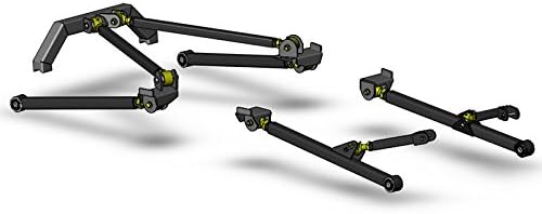 Clayton Off Road COR-4805001 - Long Arm Upgrade Kit intended for Jeep Wrangler TJ 1997-2006