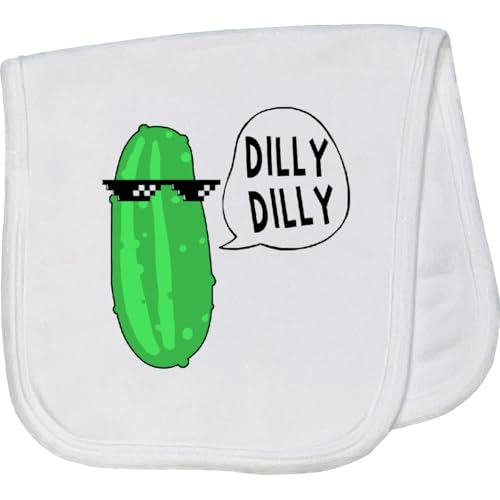inktastic Dilly Dilly Chill Dill Baby Burp Cloth White 3ab7c