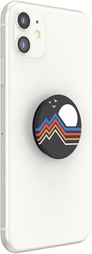 Vista 3 de PopSockets - Agarre para teléfono con soporte expandible, agarre adhesivo - Moon Horizon Horizonte de la Luna