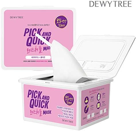 Dewytree Pick&Quick 30 Days Mask 3 types to choose/dewytree mask/maskpack/masksheet (Moistuful)