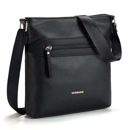 Image of Missnine Small Crossbody Purse Women Quilted Crossbody Bags Soft Leather Shoulder Handbags with Adjustable Strap