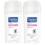 Antitranspirante. Desodorante de barra invisible de Dermo Sanexo, 2 unidades, 65 ml