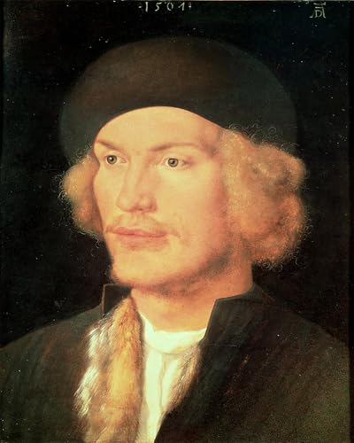 Jeune homme d'Albrecht Dürer Moderne Art coloré de style graffiti urbain en toile 60x90