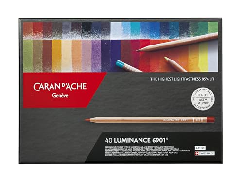 Caran D'Ache 6901.740 Luminance Colored Pencil Set Of 40 thumb #1