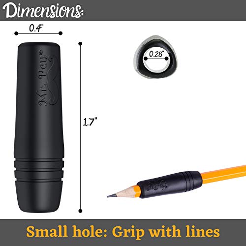 Mr. Pen- Pencil Grip Black 12pc