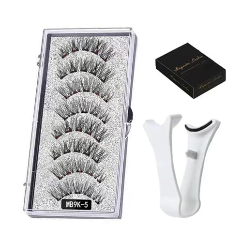 Pestañas Postizas Kit Completo, Pestañas Magnéticas Naturales Con Clip, Pestañas Magneticas Con Iman, Magnetic Lashes Con Aplicador, Pestañas Autoadhesivas Reutilizables, Kit De Pestañas De Iman