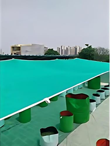 Image of Bindian Green Net for Balcony, Garden, Shade Net, Shade for Sun Protection, Balcony Net for Shade, Swimming Pool, GardenNet for Plants 75% UV Protection, Niwar Material, 10x5 Feet