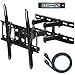 Cheetah Mounts, staffa da parete per televisore, orientabile, per schermi LCD, LED, TV da 20-65" (cod. APDAM3B) - Dimensioni massime: VESA 400 x 400. Portata massima: 52 kg. La staffa include un cavo HDMI ad alta velocità di 3 m con Ethernet e rivestimento in tessuto resistente e una livella a bolla magnetica a 3 assi di 15 cm.