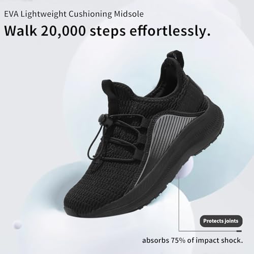 Wide Kids Slip-On Sneakers for Boys & Girls | Tennis Shoes with Arch Support for Running Walking4