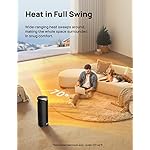 Dreo Space Heater, 1500W PTC Ceramic Heaters for Indoor Use with Remote, 70° Oscillation, 1-12H Timer, Electric Heaters with Thermostat, Fast and Safe Portable Heater for Office, Bedroom, Large Room - Image 5