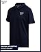 Reebok Boys Polo Shirt - Dry Fit Performance Short Sleeve Collared Golf Shirt - Moisture Wicking Boys Athletic Shirts, Size 18-20, Vector Navy