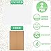 LonlyEagle 36” x 48” Trifold Poster Board，White Corrugated Project Boards for Presentations, Science Fair, School Projects, Event Displays and Trifold Picture Board，2 Pack