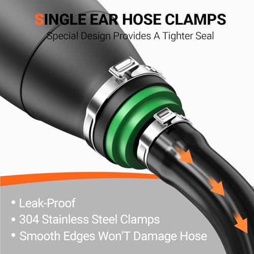 Handpumpe, Saugpumpe Benzinpumpe Pumpe zum Umfüllen von Flüssigkeiten Wasser, Diesel, Siphonpumpe für Benzin, Öl Manuelle Transferpumpe mit Vakuumfunktion und langem Schlauch