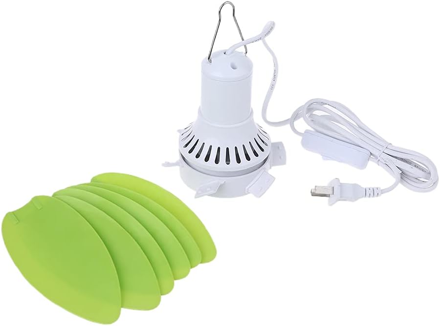 KLOVA Ventilador de Techo 12,99 Pulgadas AC 220 V 15 W con Interruptor de Cable de 1,8 m, Ventilador Colgante de refrigeración con Ahorro de energía, no admite 110 V de CA