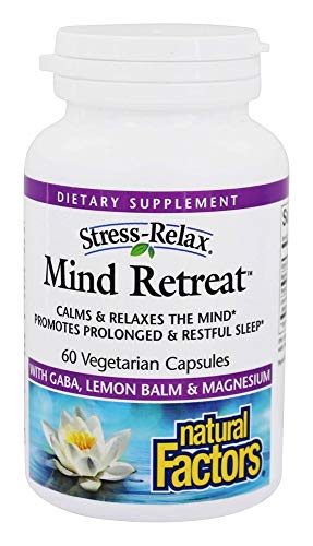 Natural Factors, Stress-Relax, Mind Retreat , 60 Veggie Caps
