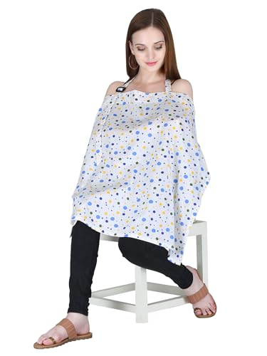 Image of Switchon Feeding Apron Cover Maternity Cover 100% Cotton Maternity Breastfeeding Multipurpose for Mothers