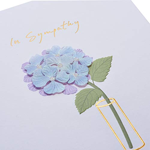 Image of Papyrus Sympathy Card (Floral Vase)