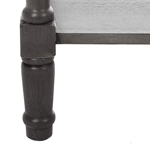 SAFAVIEH American Homes Collection Winifred Grey Wicker Console Table with Storage