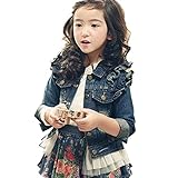 Lange Ärmel, Knöpfen zu schließen, süße Spitze Saum Dekoration