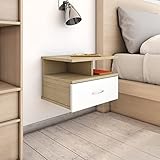 ★ Realizzato in truciolato di alta qualità, questo comodino pensile è robusto, resistente e garantisce un utilizzo duraturo.