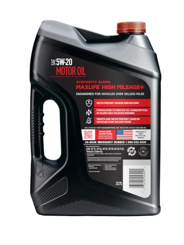 Image of Valvoline High Mileage 150K with MaxLife Plus Technology 5W-20 Motor Oil 5 Quart