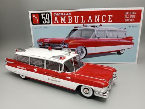 Kit Modelo Ambulancia Cadillac 1959 Escala 1:25 miniatura 5