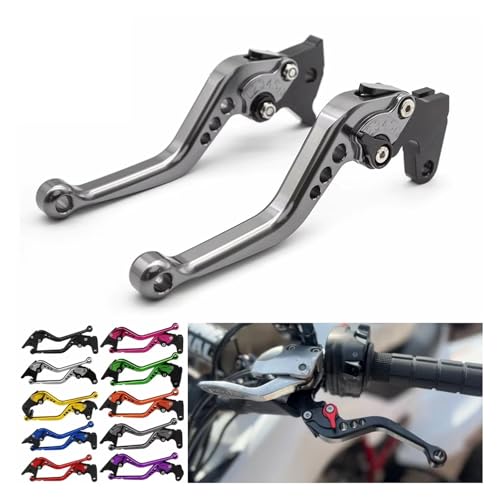 Levier de frein réglable moto BMW G650GS - Commande d'embrayage précise 147mm vert - 2