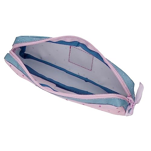 ROLL ROAD Peace Multicoloured Pencil Case 22 x 7 x 3 cm Polyester, Multicoloured, One Size, Case - Image 4