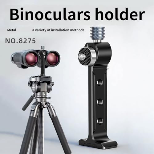 Adaptador de trípode binocular ligero de aluminio para telescopios y prismáticos 2