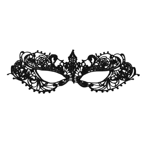 Spitze Maske Damen Venezianische Maske Fasching Maske Schwarz Sexy Kostüme Frauen Karneval Augenmaske Maskenball Maske Frau Gesichtsmaske Maskerade...