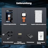 MA200 V6 OBD2 Diagnosegerät für Ben.z/Land Rover/Porsche/BM.W/Volvo/V.A.G, Alle Systemdiagnosen mit 6 Services, Öl/BMS/EPB/SAS/DP-F/TPMS Reset, KFZ Diagnosegerät, Auto VIN, Batterietest, Lebenslange – Ansicht 9