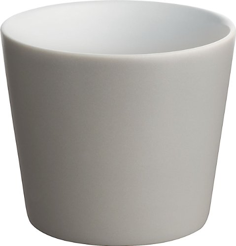 Alessi DC03/41 LG Tonale - Tazzina per caffè, 4 pezzi, colore: Grigio chiaro - set da 4