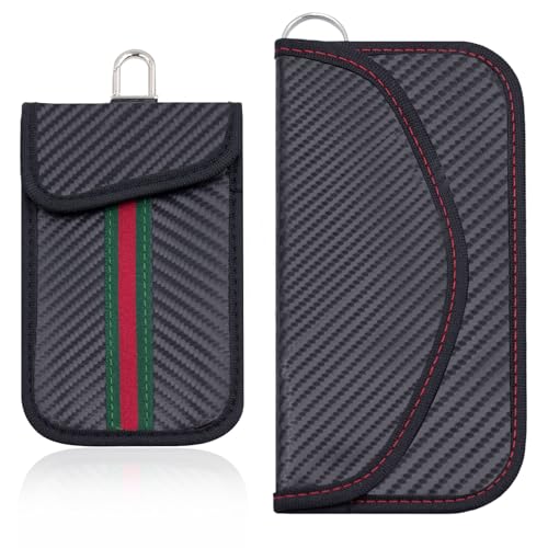 Primasage 2 Pièce Etui Anti RFID pour Clés Voiture