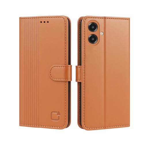 Image of AIBEX Shock Proof Flip Compatible for OnePlus 15 5G Flip Cover Leather Finish | Inside TPU with Card Pockets | Wallet Stand | Complete Protection Flip Case Brown