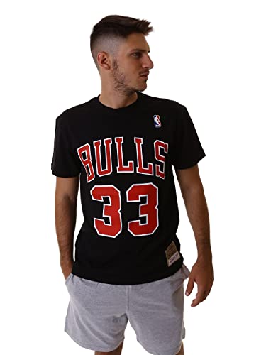 Mitchell & Ness NBA HWC Name & Number Tee - Chicago Bulls - Scottie Pippen